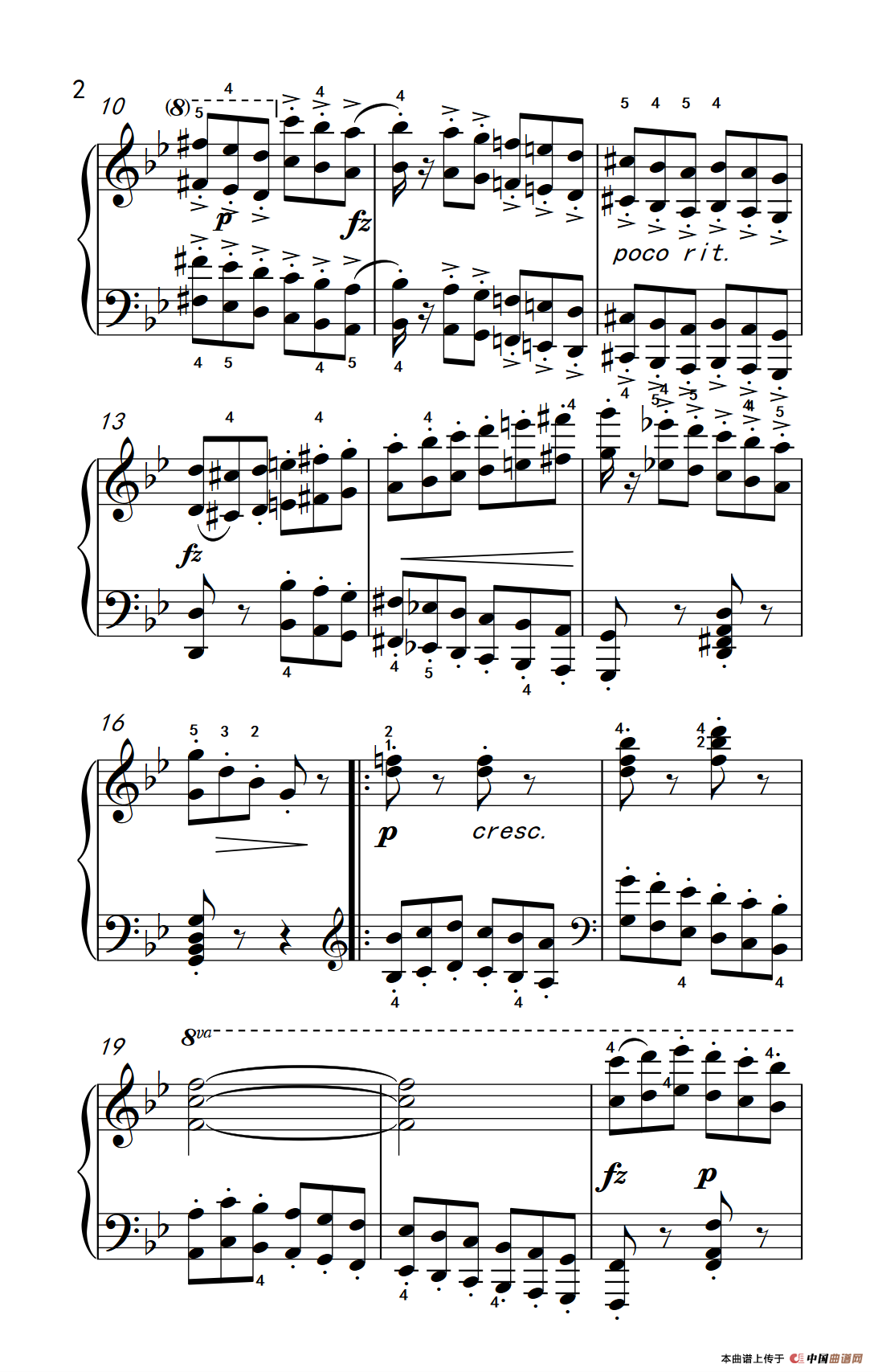 车尔尼钢琴八度练习曲 553（5）