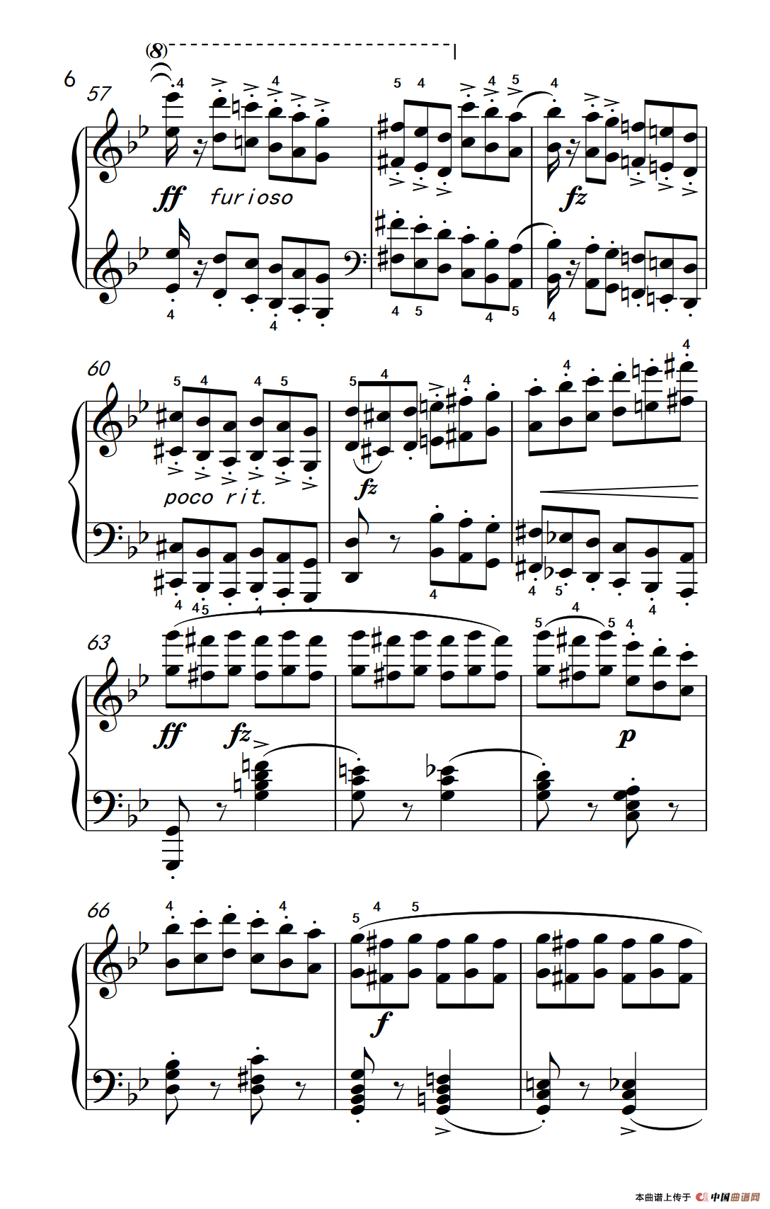 车尔尼钢琴八度练习曲 553（5）