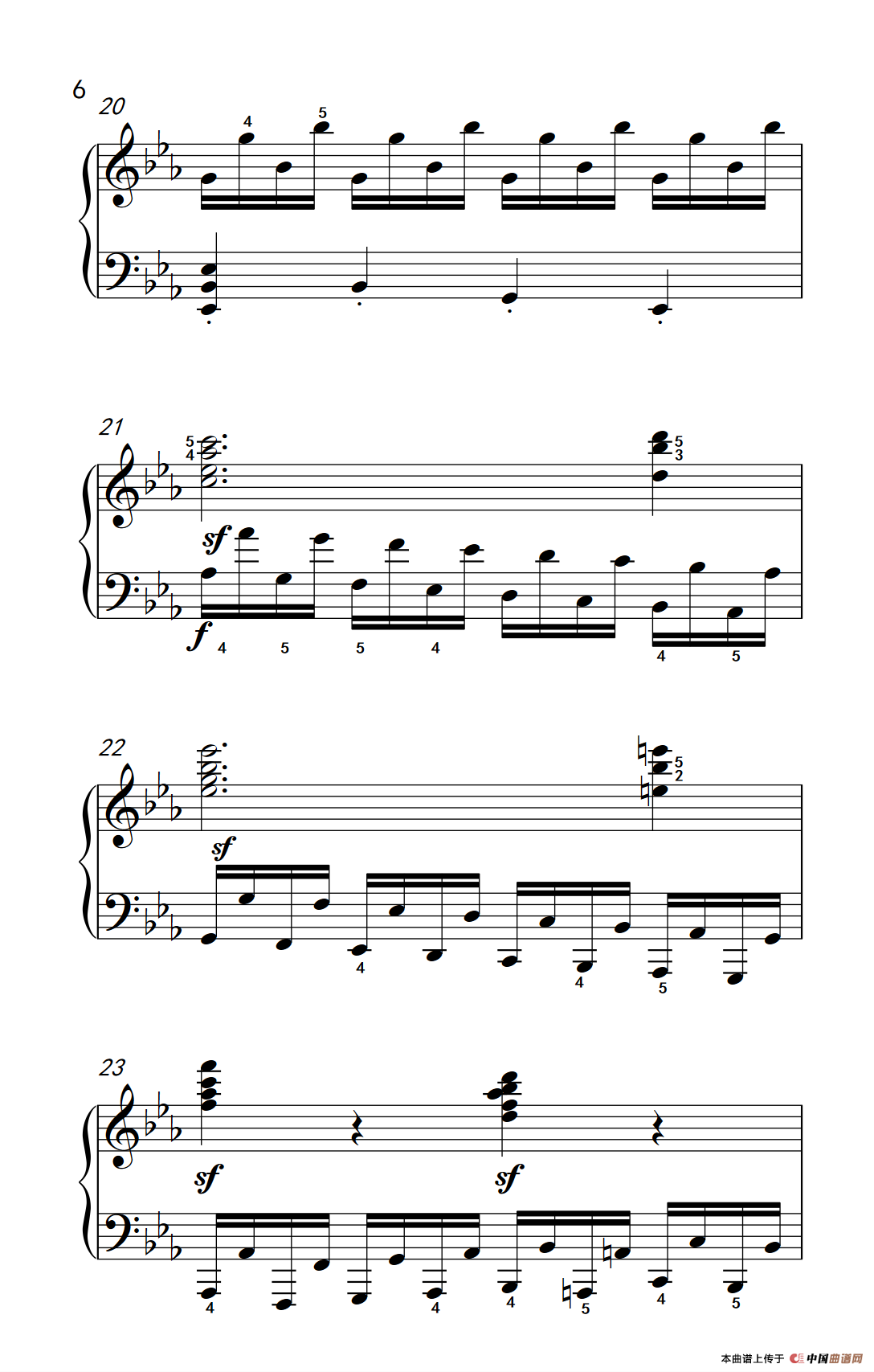 车尔尼钢琴八度练习曲 553（4）