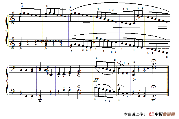 考级初级曲目: 小指挥员