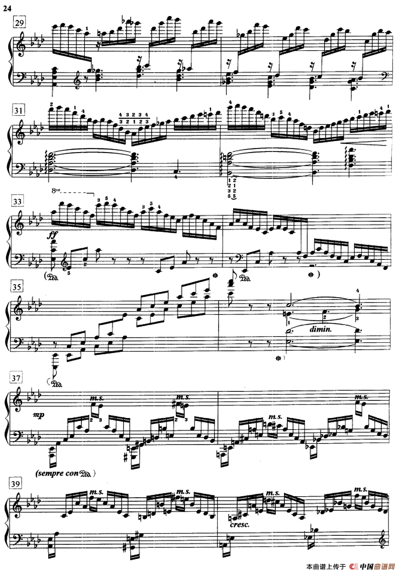 莫什科夫斯基练习曲（Op.72.No.11）