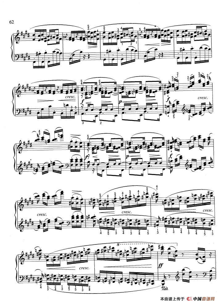 练习曲（Op.72 10-3）