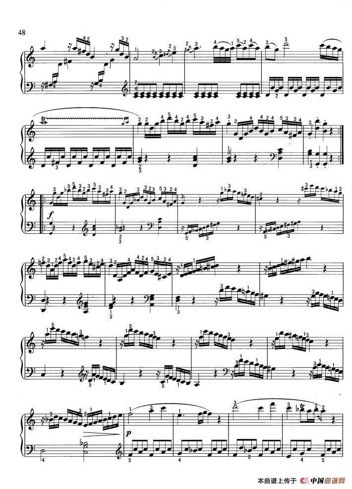 奏鸣曲（C大调 莫扎特作曲）