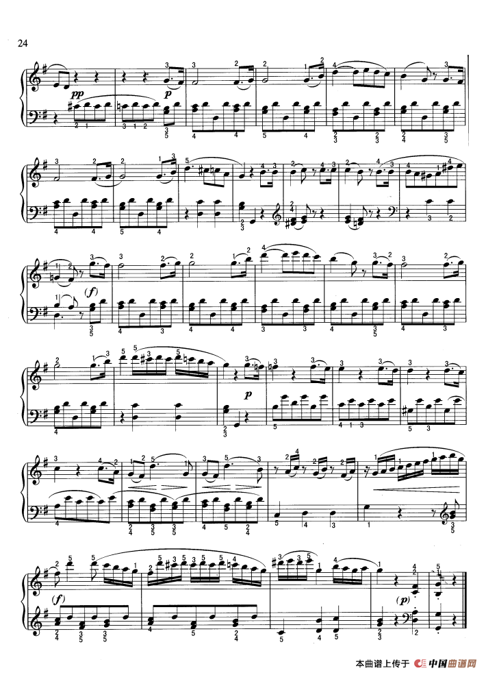 奏鸣曲（G大调）