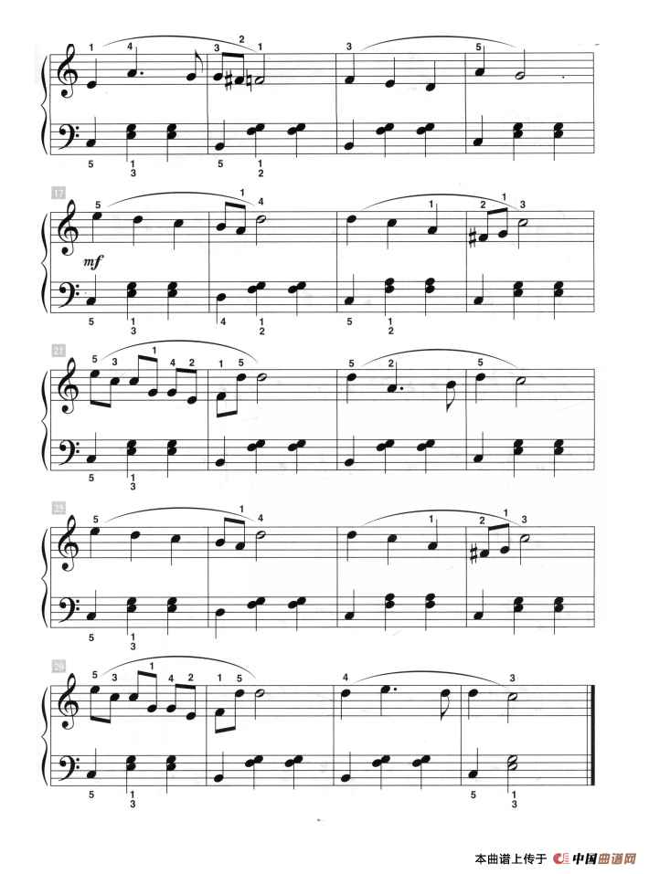 散塔路琪亚（儿童古典钢琴小品）