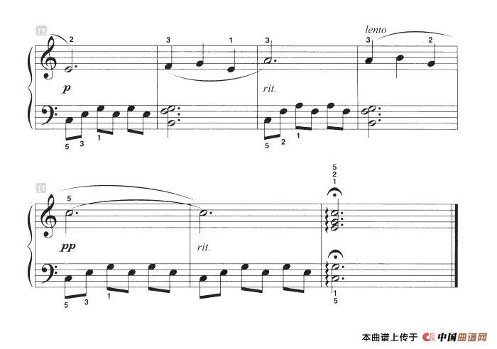 天鹅（儿童古典钢琴小品）