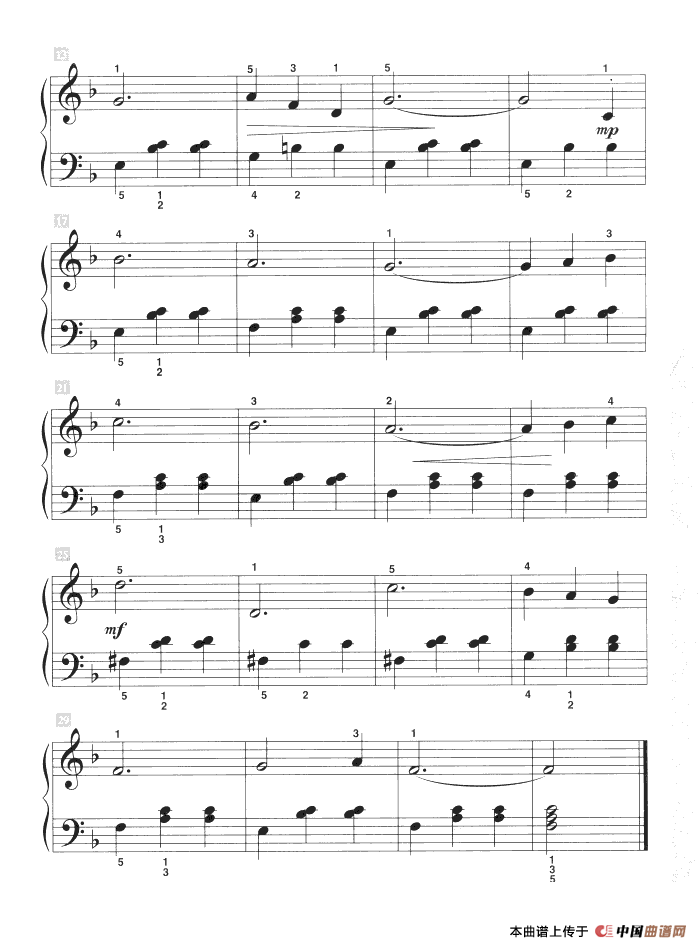 金与银（儿童古典钢琴小品）