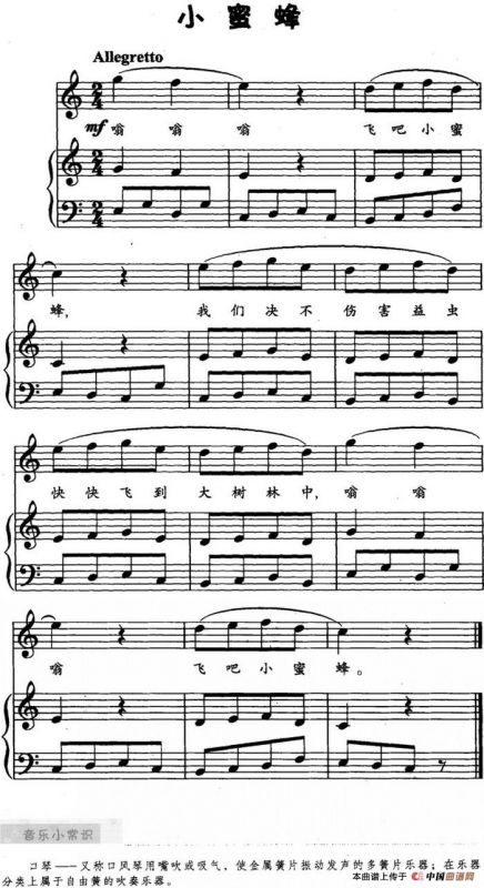 小蜜蜂（儿歌弹唱）