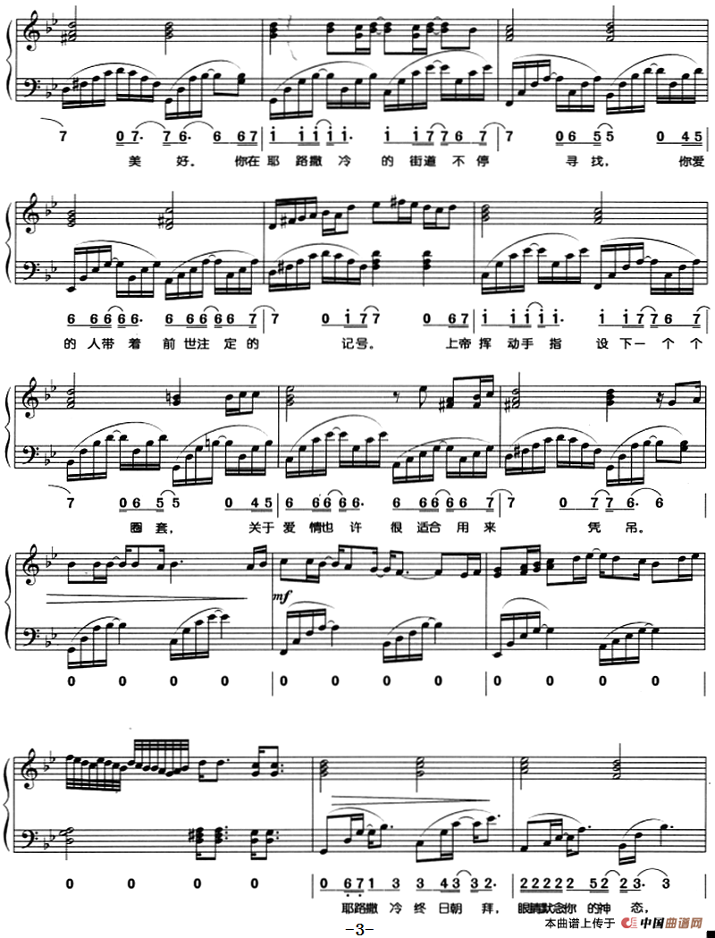 耶路撒冷（钢琴弹唱）