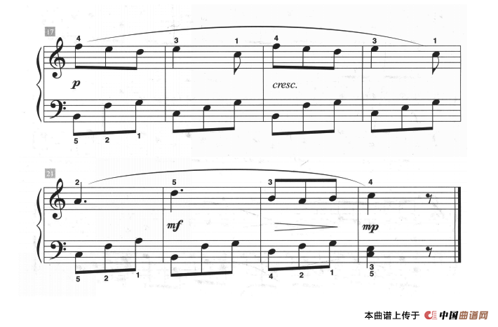 C大调圆舞曲（儿童古典钢琴小品）