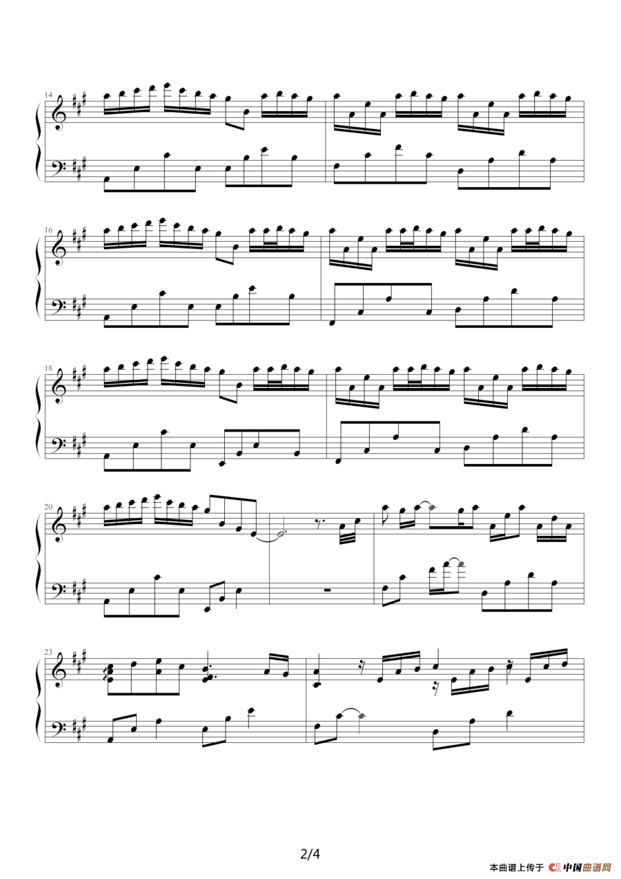 River flows in you（兰田日暖记谱版）