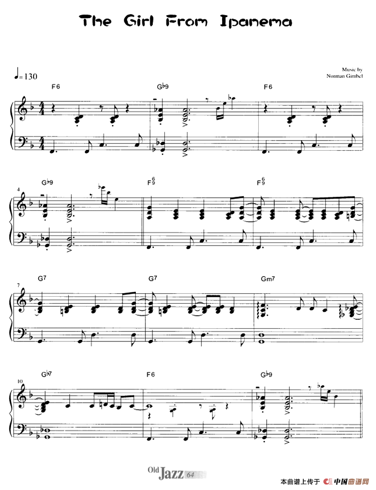 The Girl From Ipanema（伊帕内玛姑娘）