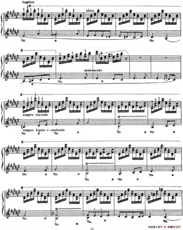 李斯特 旅游岁月 第三集 S.163 No.4 艾斯特庄园的喷泉