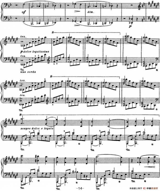 李斯特 旅游岁月 第三集 S.163 No.3 艾斯特庄园的绿柏2