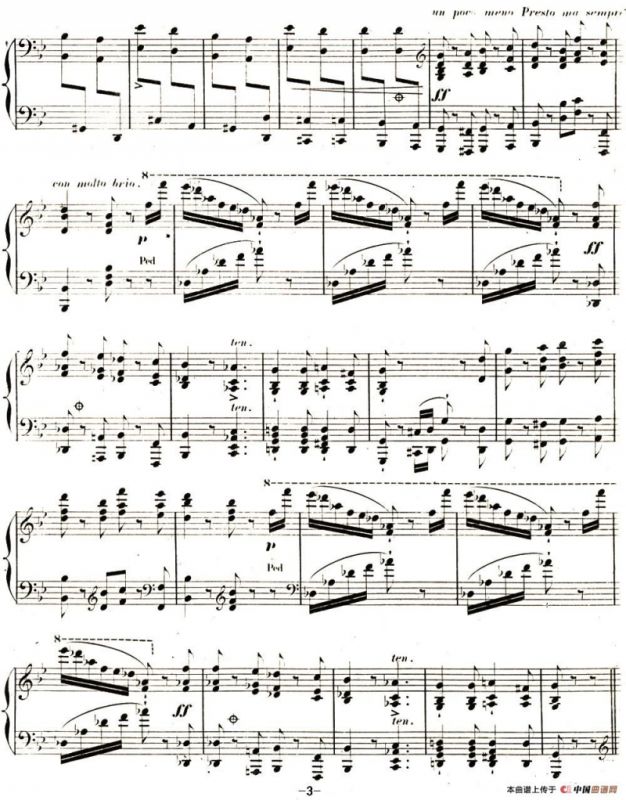 李斯特 旅游岁月 第二集遗补 威尼斯和拿波里 S.162 No.3 塔兰泰拉舞曲