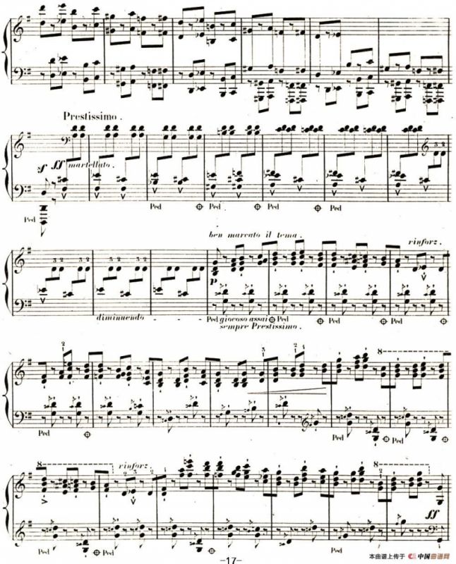 李斯特 旅游岁月 第二集遗补 威尼斯和拿波里 S.162 No.3 塔兰泰拉舞曲