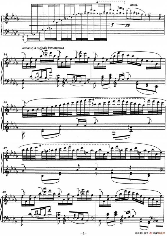 巴拉基列夫 改编钢琴曲《云雀》（格林卡）