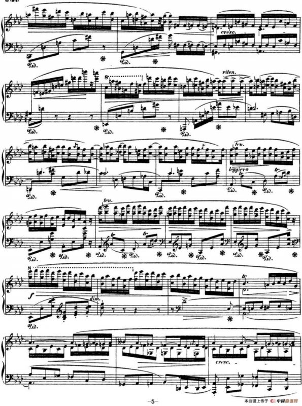 肖邦 叙事曲4 f小调 Chopin Ballade No.4 Op.52