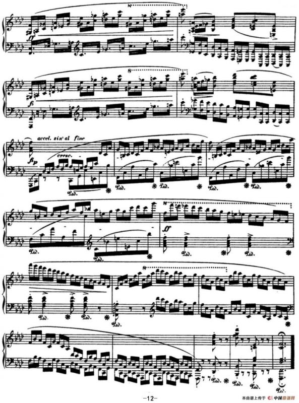 肖邦 叙事曲4 f小调 Chopin Ballade No.4 Op.52