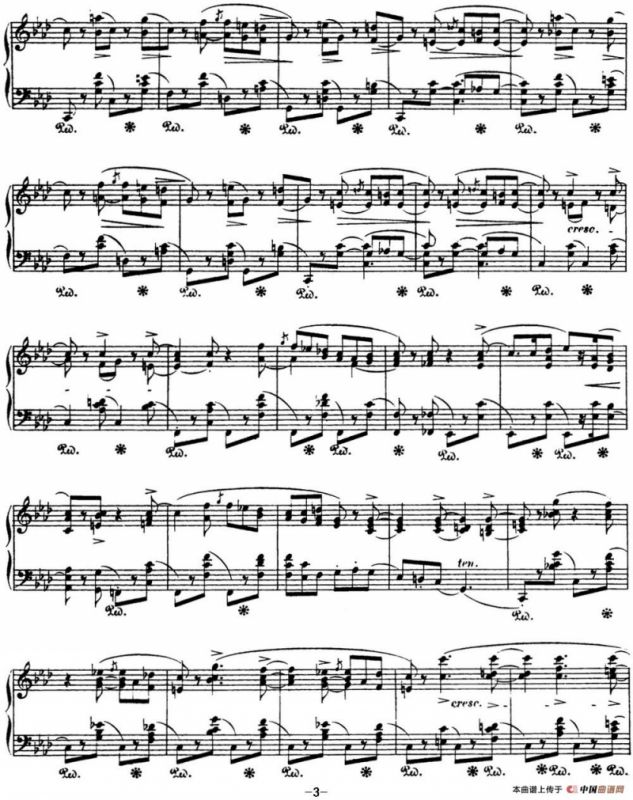 肖邦 叙事曲3 降A大调 Chopin Ballade No.3 Op.47