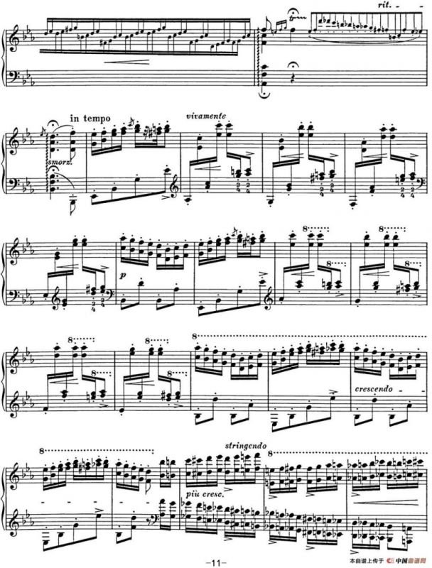 李斯特 匈牙利狂想曲 Hungarian Rhapsodies S.244 No.9