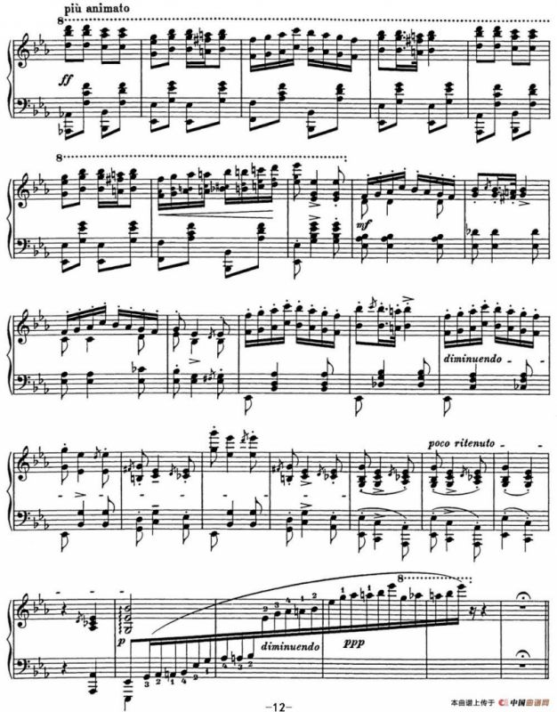 李斯特 匈牙利狂想曲 Hungarian Rhapsodies S.244 No.9