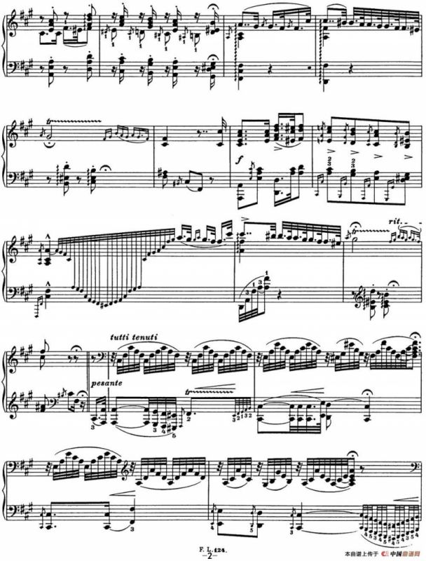 李斯特 匈牙利狂想曲 Hungarian Rhapsodies S.244 No.8