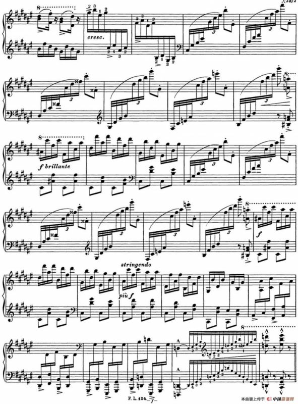 李斯特 匈牙利狂想曲 Hungarian Rhapsodies S.244 No.8