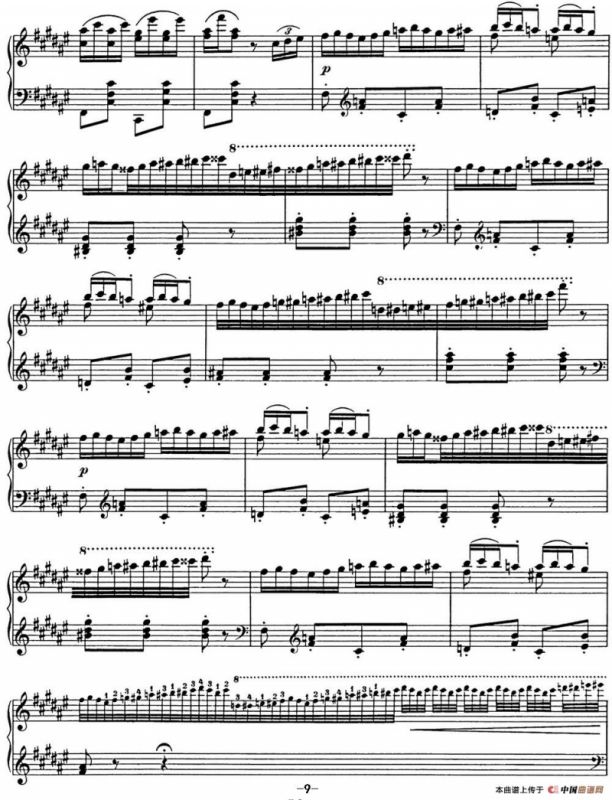 李斯特 匈牙利狂想曲 Hungarian Rhapsodies S.244 No.8