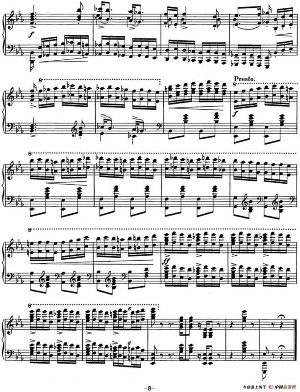 李斯特 匈牙利狂想曲 Hungarian Rhapsodies S.244 No.4