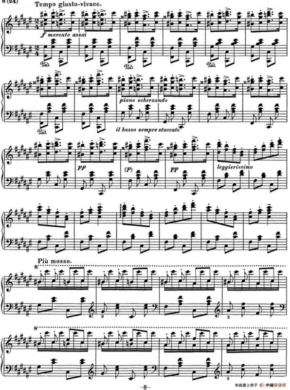 李斯特 匈牙利狂想曲 Hungarian Rhapsodies S.244 No.2