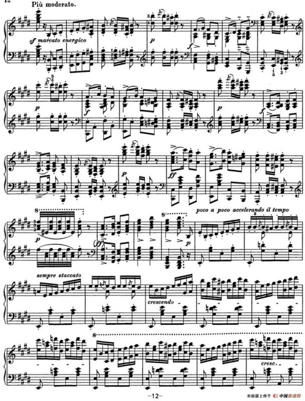 李斯特 匈牙利狂想曲 Hungarian Rhapsodies S.244 No.1