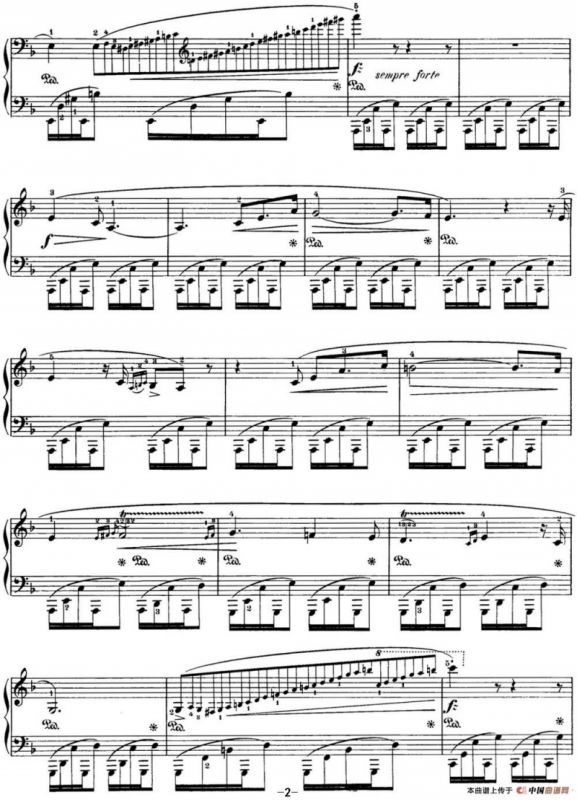 肖邦 24首钢琴前奏曲 Op.28 No.24 D小调