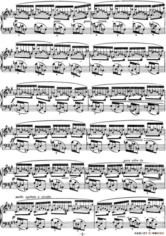 肖邦 24首钢琴前奏曲 Op.28 No.8 升F小调