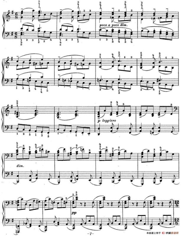 拉赫玛尼诺夫 钢琴前奏曲15 E小调 Op.32 No.4