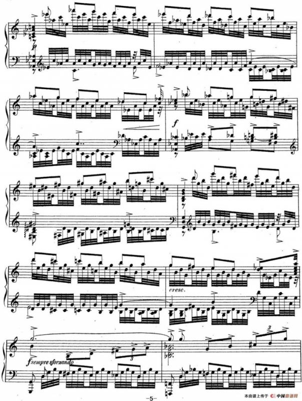 拉赫玛尼诺夫 音乐瞬间 Op.16 No.6 C大调