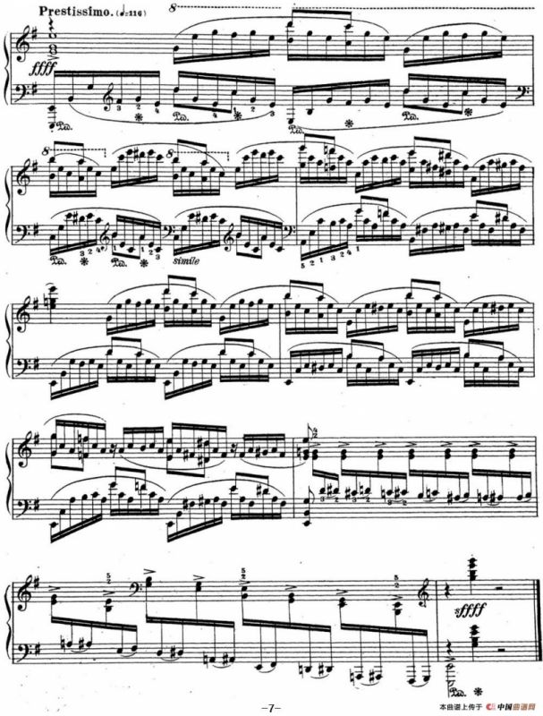 拉赫玛尼诺夫 音乐瞬间 Op.16 No.4 e小调