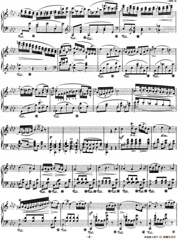 肖邦 波兰舞曲 Op.posth.71 No.3 f小调