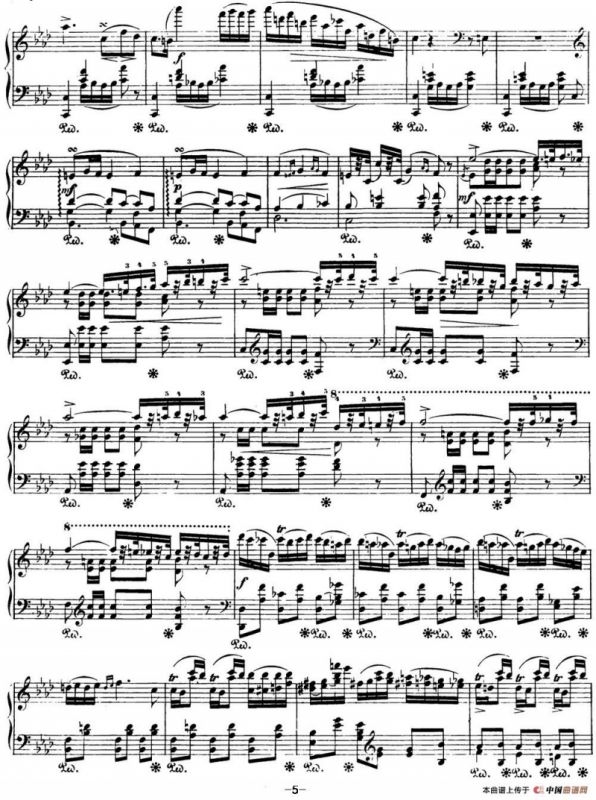 肖邦 波兰舞曲 Op.posth.71 No.3 f小调