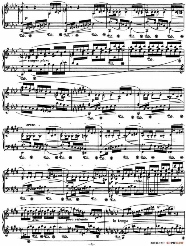 肖邦 幻想波兰舞曲 Op.61 降A大调 Polonaise