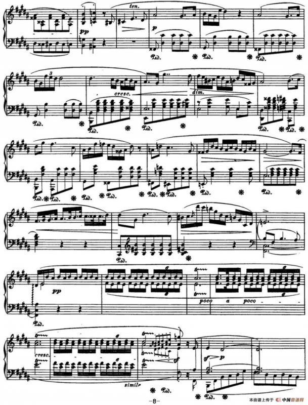 肖邦 幻想波兰舞曲 Op.61 降A大调 Polonaise