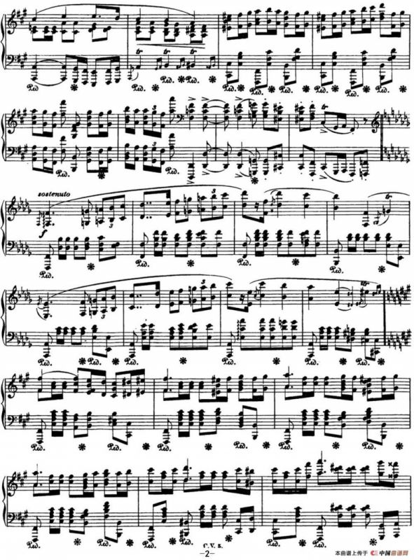 肖邦 波兰舞曲 Op.44 升f小调 Polonaise