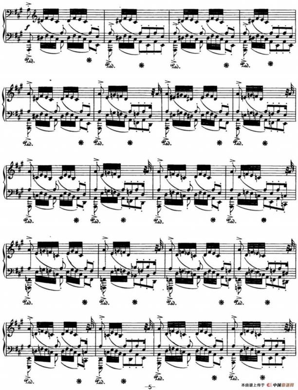 肖邦 波兰舞曲 Op.44 升f小调 Polonaise