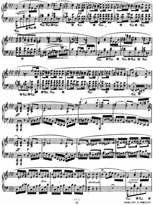 肖邦 波兰舞曲 Op.40 No.2 c小调 Polonaise