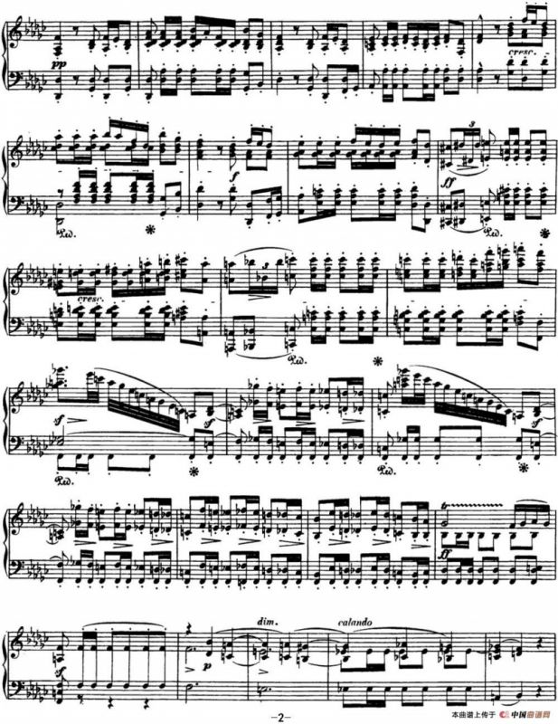 肖邦 波兰舞曲 Op.26 No.2 降e小调 Polonaise