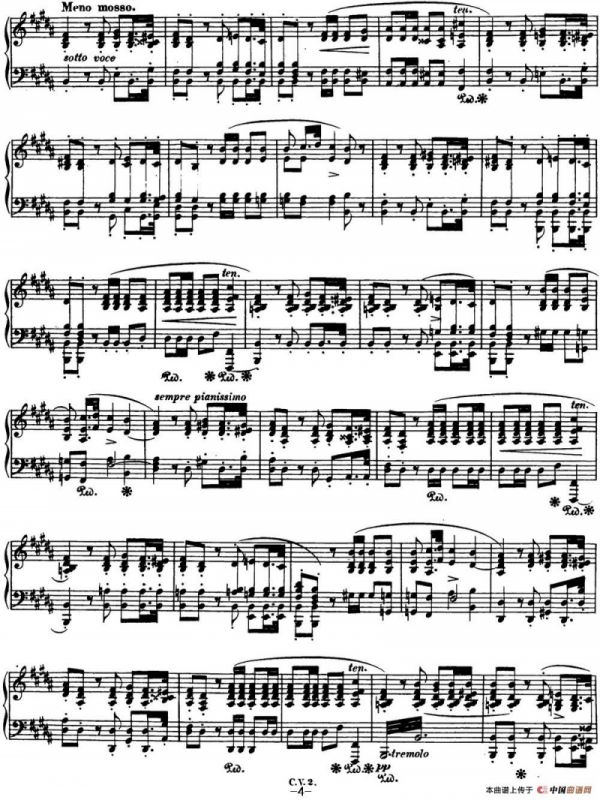 肖邦 波兰舞曲 Op.26 No.2 降e小调 Polonaise