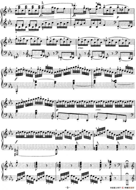 海顿 钢琴奏鸣曲 Hob XVI 52 in E-flat major