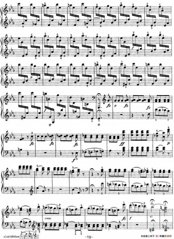 海顿 钢琴奏鸣曲 Hob XVI 52 in E-flat major