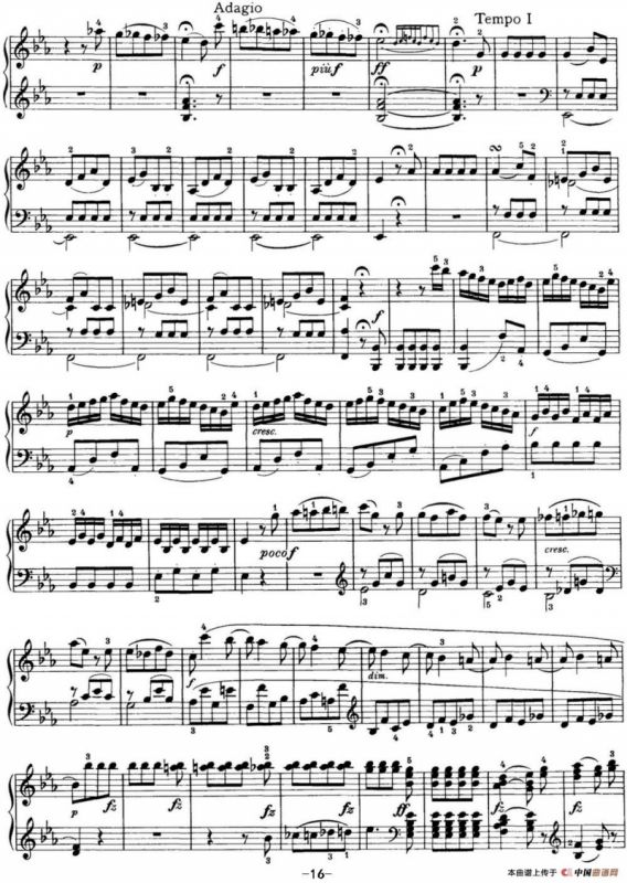 海顿 钢琴奏鸣曲 Hob XVI 52 in E-flat major