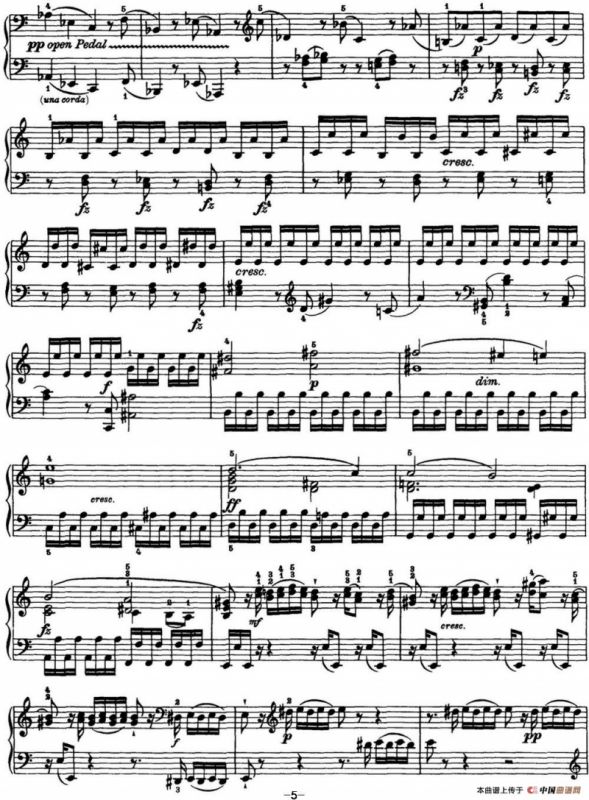 海顿 钢琴奏鸣曲 Hob XVI 50 in C major